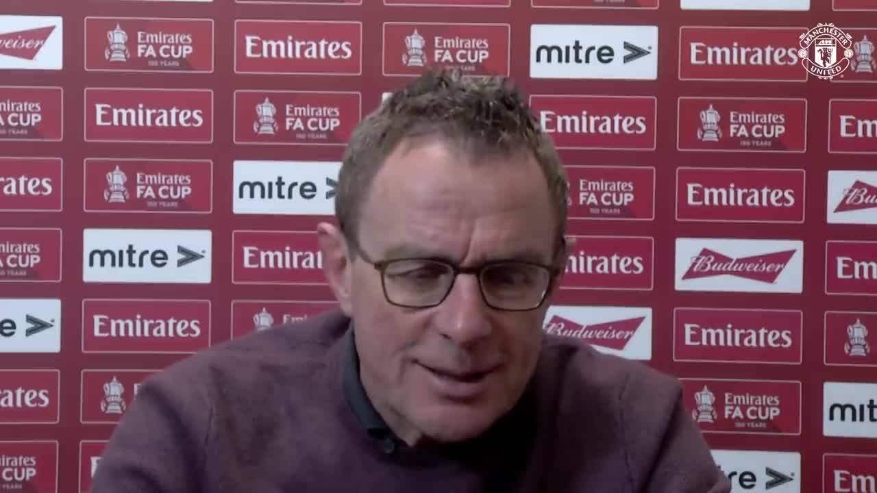 Ralf Rangnick | Post Match Press Conference | Manchester United 1-0 Aston Villa | Emirates FA Cup