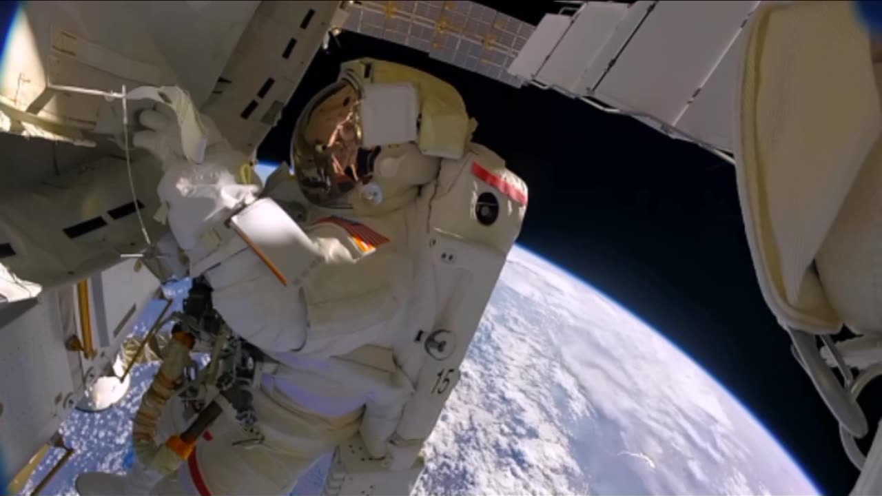 Astronauts Accidentally lose a shied in Space