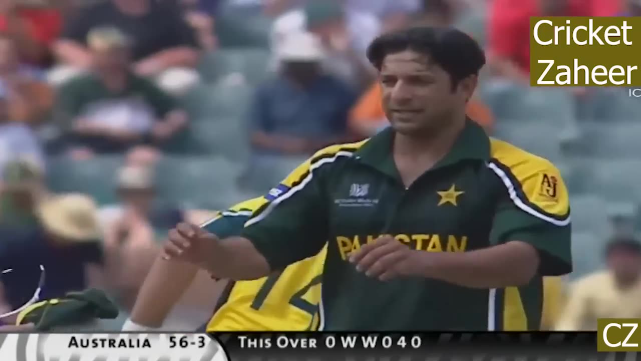 Wasim Akram Best Swing Bowling In His Last Match Vs Australia