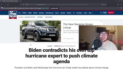 JOE BIDEN HAS GONE FULL IDIOT! BLAMES HURRICANE IAN ON CLIMATE CHANGE!