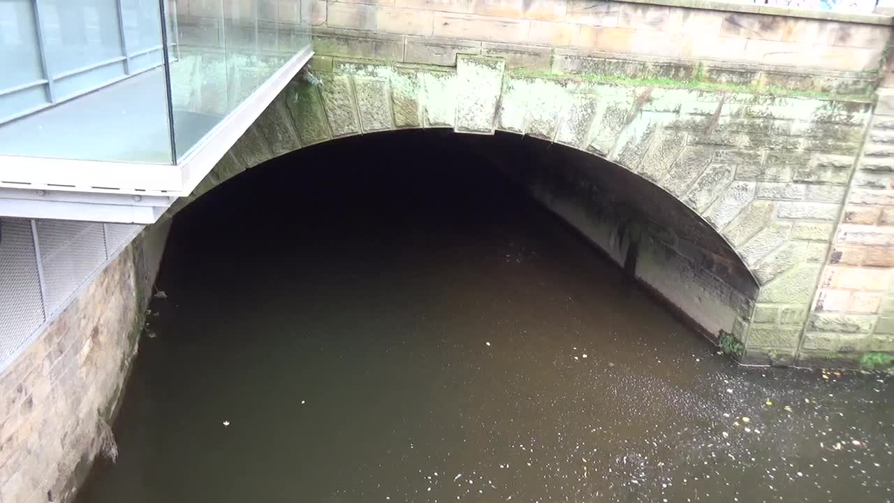 River Sheaf and the Sheaf Field park Sheffield Castlegate