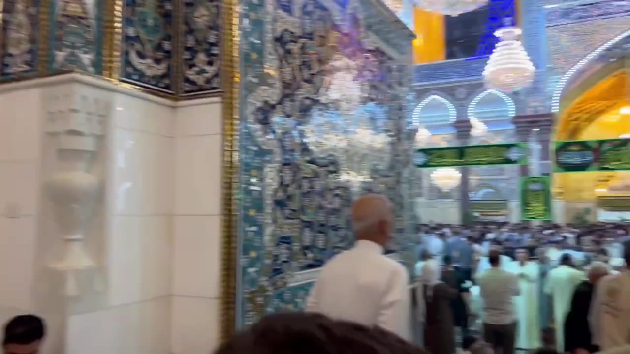 Beautiful shrine of Hazrat Imam Hussain A.S