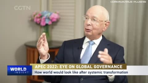 Klaus Schwab-China is a "role model for many countries" on Chinese state television.