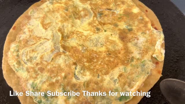 Egg Paratha Roll Recipe