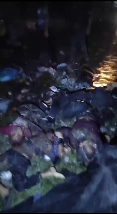 Aftermath of the Baptist Hospital bombing in Gaza