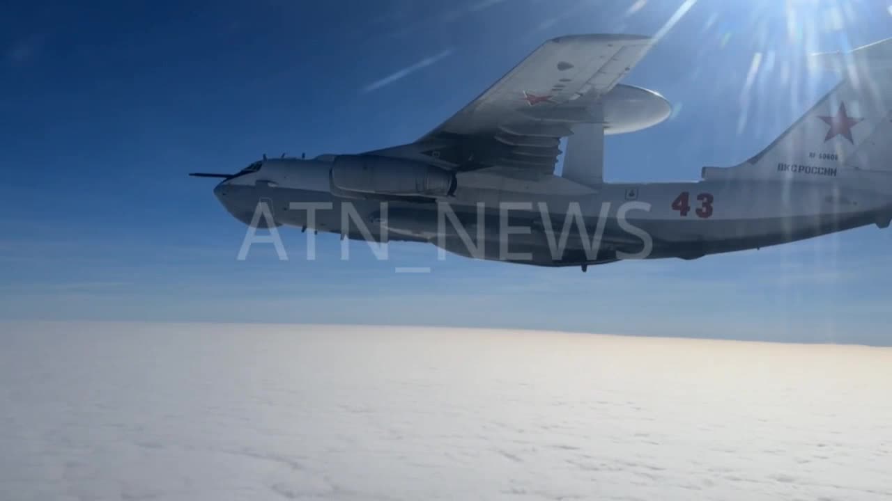 Avion A-50U ruso y cazas Su-30SM de Bielorrusia patrulla las fronteras del Estado de la Unión.