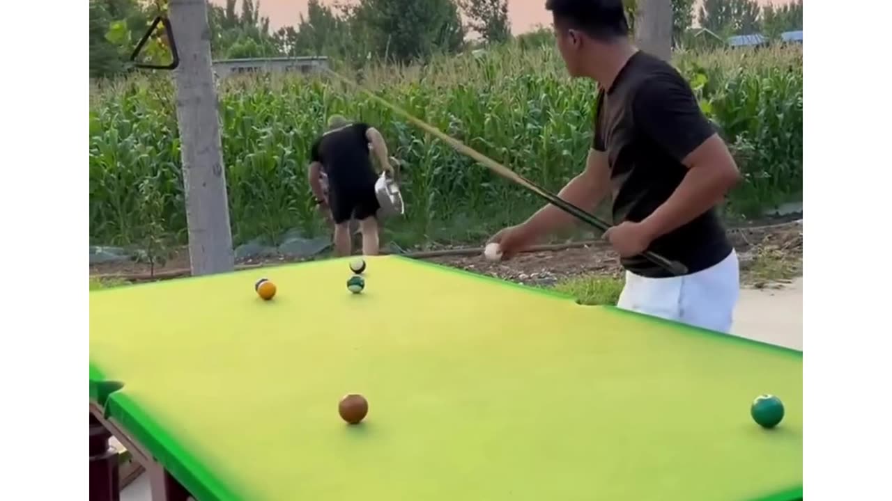 Billiards Fun - Most funny video