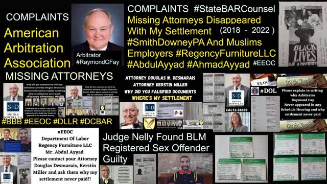 DCBAR / Smith Downey PA / Missing Attorney Disappeared With My Settlement / Regency Furniture LLC