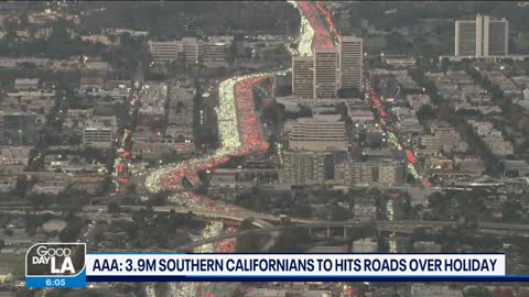 Thanksgiving travel rush in full force at LAX