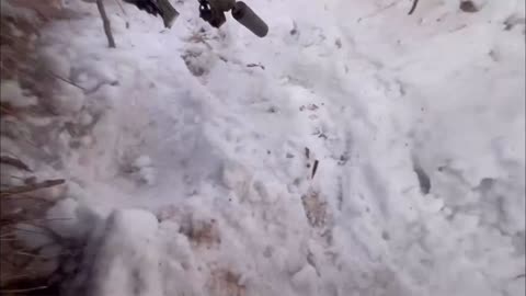 Russian Soldier Hit in the Arm