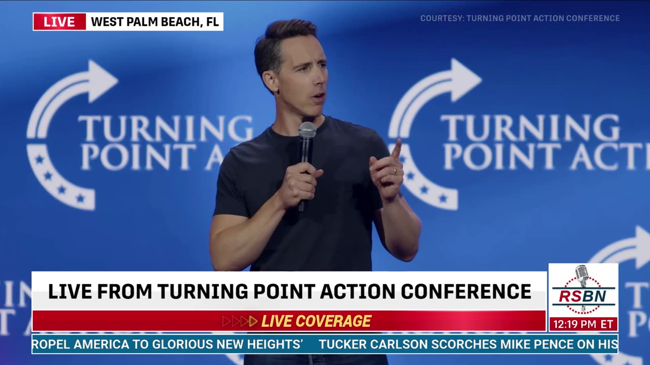 FULL SPEECH: Josh Hawley at Turning Point Action Conference - Day Two - 7/16/23