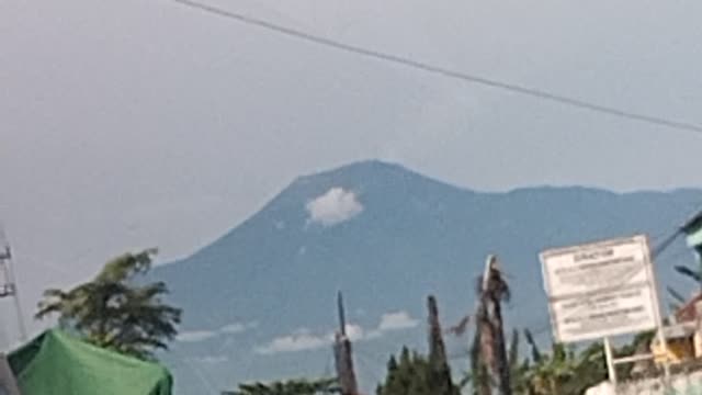 Mount Slamet in Central Java