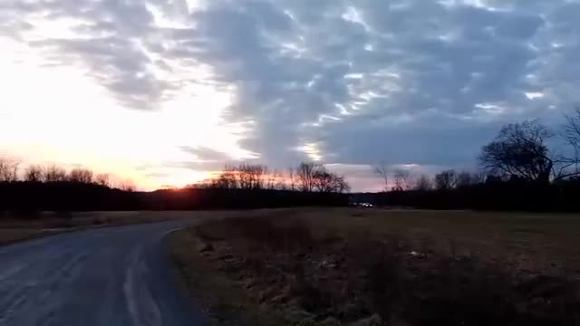 Round Lake Preserve evening sunset.