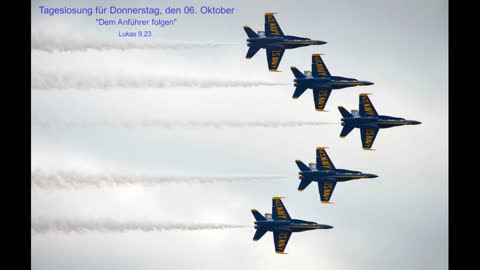 Tageslosung für Donnerstag, den 06. Oktober