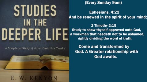 Bible Study With E. W. KENYON (Pastor Tony frazee) 9am 2023-09-17