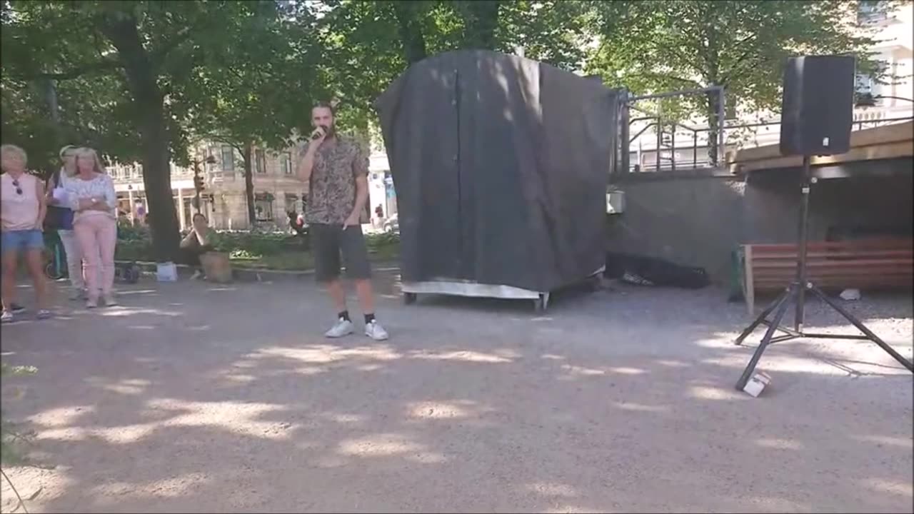 Vapauden Puolesta-Englannin kielinen puhe