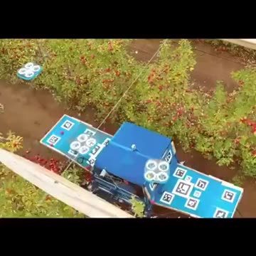 Robotic Drones Harvesting Apples