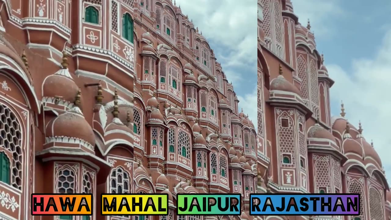 View in **Hawa Mahal Jaipur