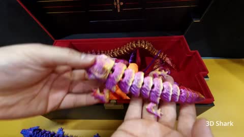 Top 4 Flexible Animals by 3D Printing 2022 Dragon Crawfish Gecko Axolotl 3D