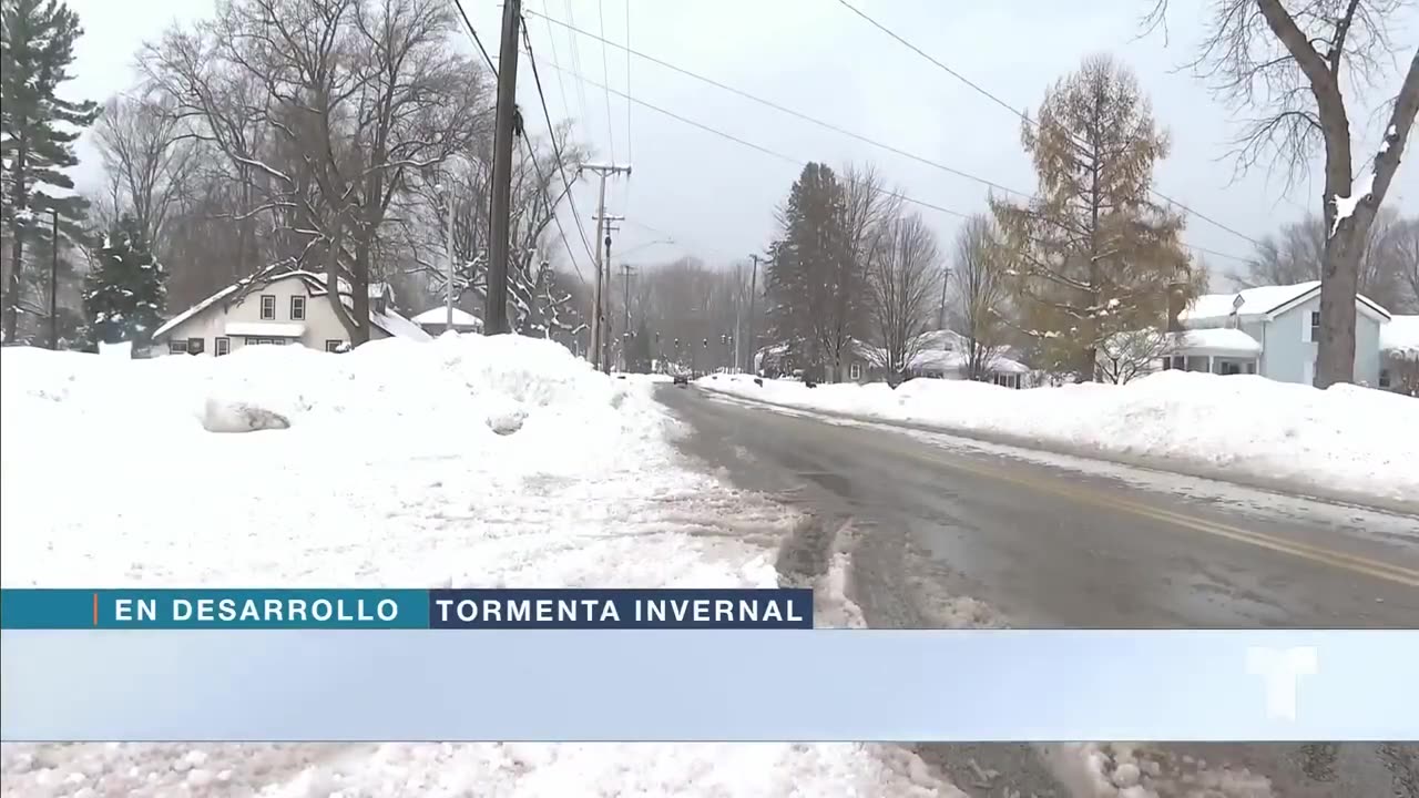 La nieve no para en el Centro y Noreste del país y el frío ártico amenaza a millones de personas