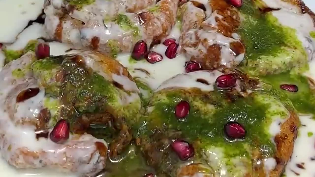 Crispy aloo tikki chat recipe