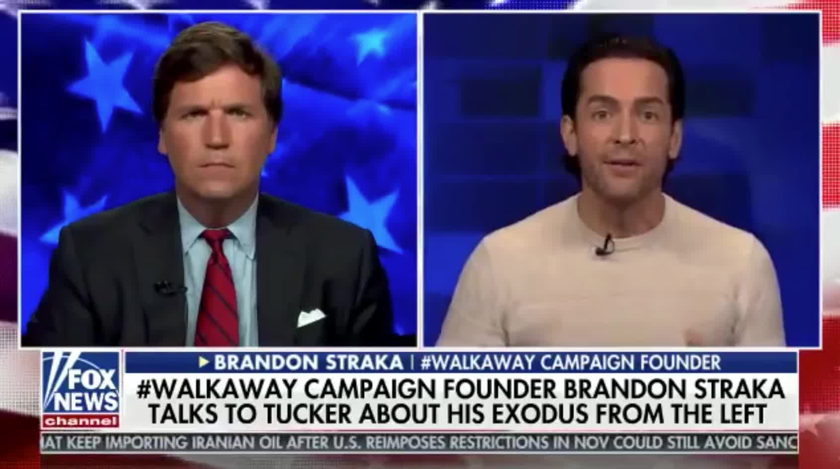 Tucker Carlson Interviews WalkAway Movement Founder — Brandon Straka