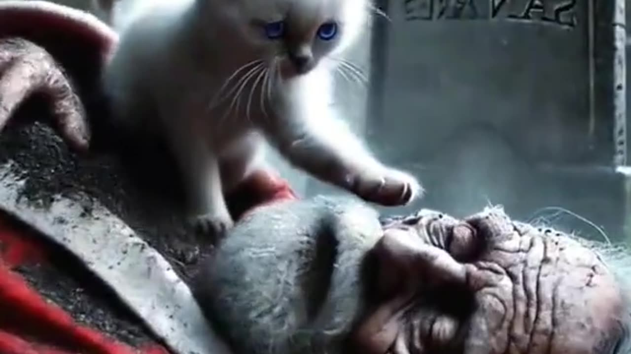 Watch how the cat saved its owner