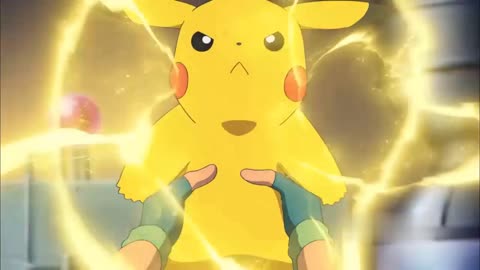 Pikachu thunder-shock to Ash, her Mom and Oak Sir | Pokemon The Movie I Choose You