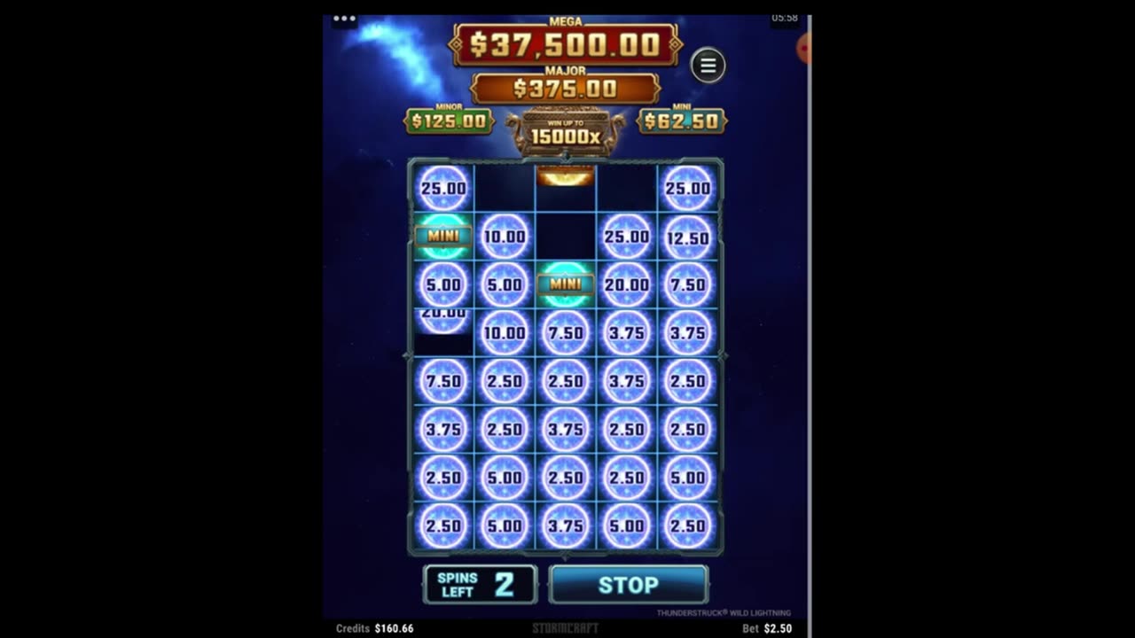 Thunderstruck Slot Big Win