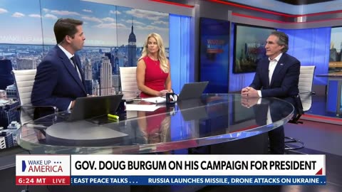 Doug Burgum | Newsmax TV Wake Up America | 10/17/2023