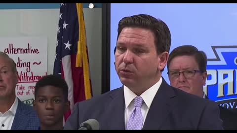 Florida Governor Ron DeSantis declares Sarasota swimmer winner over transgender athlete.