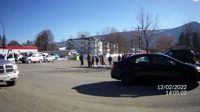 Truckers Freedom Convoy - Grand Forks BC Feb 12 2022