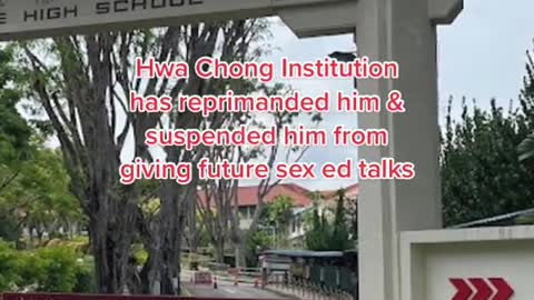 Hwa Chong staff givessex ed talk withCO discriminatory HEALLGBTQ material