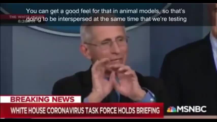 Fauci - Worst thing you can do is vaccinate someone and make them worse