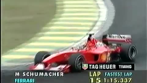 F1 2000 Brazil GP Full Race - British ITV Broadcast