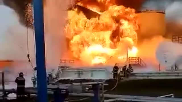 ⚡️🔥A fire at an airfield in the Kursk