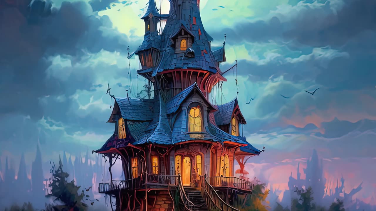 Fantasy Houses # 2 | AI Fantasy Art Lookbook | Showcase | Slideshow