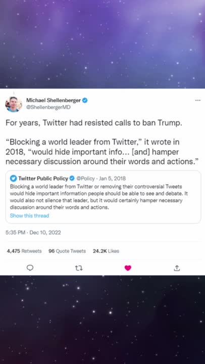 Twitter Files Part 4.0: The Removal of Donald Trump Continued
