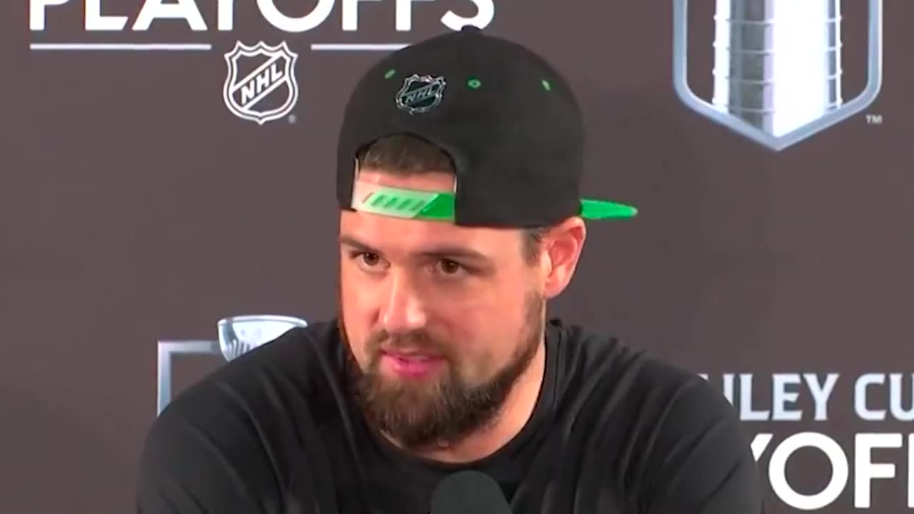 Jamie Benn Talks About Cross-Checking Incident In Post-Game Interview