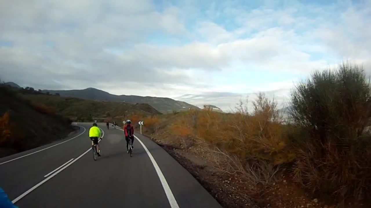 One of many awesome scenery down hills with Andalusia Cycling Experience, Spain