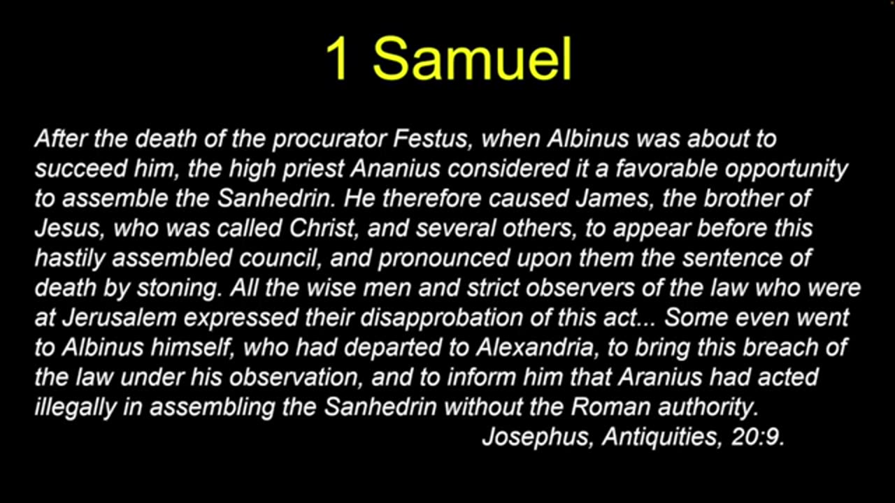 Chuck Missler - 1 Samuel (Session 4) Chapters 10-12