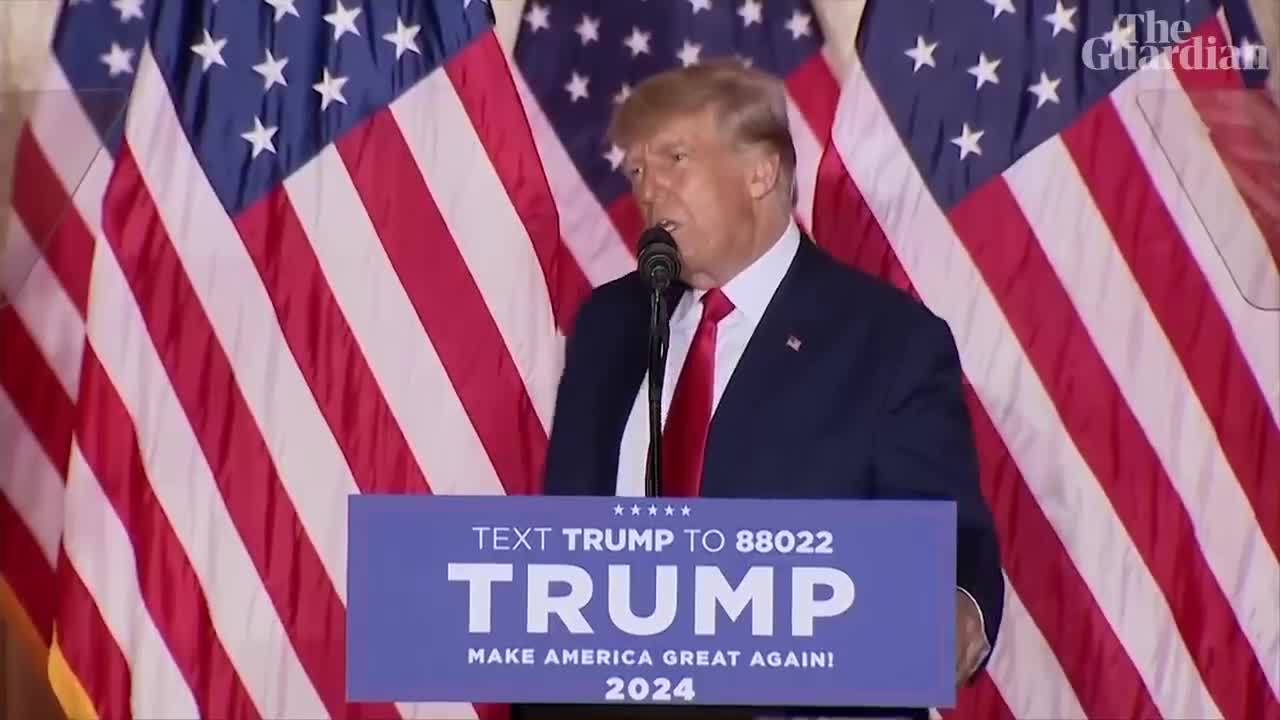 Donald Trump announces 2024 presidential run