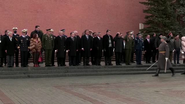 Brazil's Bolsonaro lays wreath at Russia WWII memorial