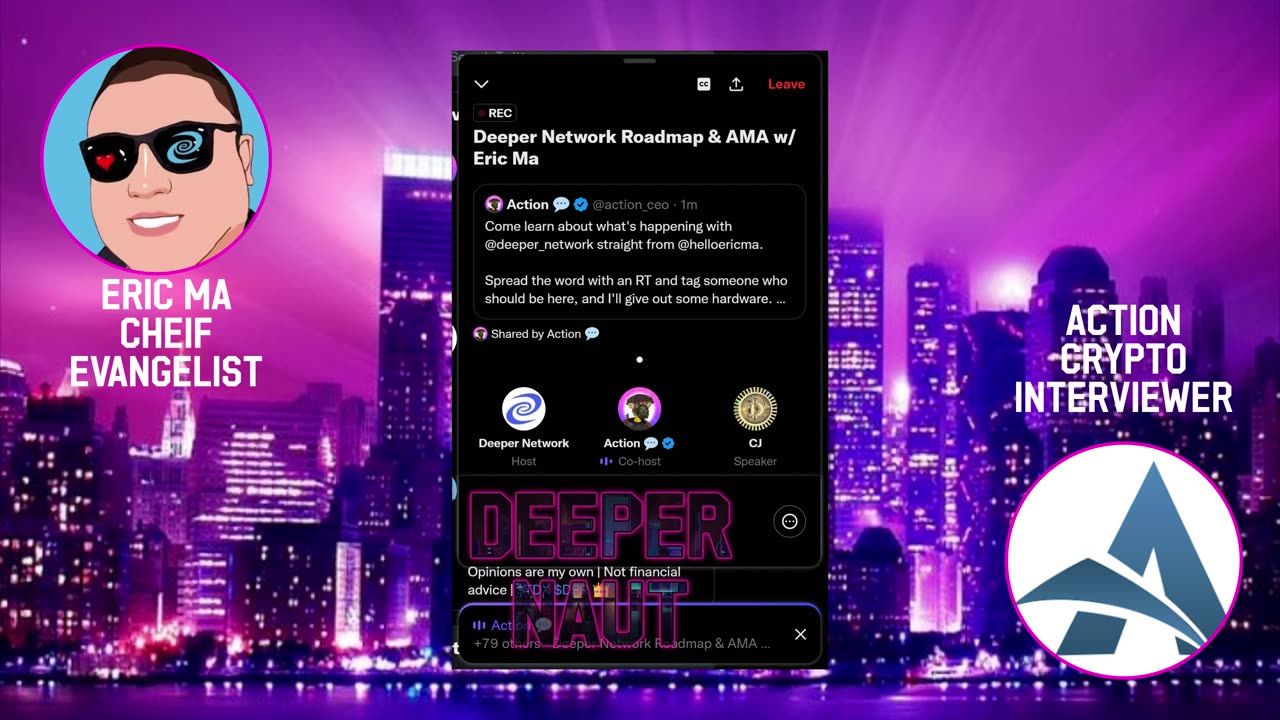 Deeper Network AMA - 22/12/2022 with Action Crypto & Eric Ma