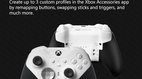 Xbox Elite Series 2 Core Wireless Controller – White – Xbox Series X|S, Xbox One, and Windows