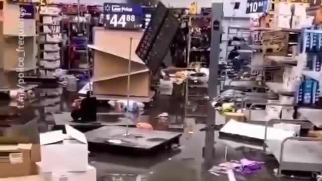 The latest Walmart to be looted. New York.