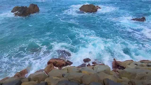 beautiful sea waves