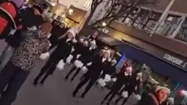 Video Footage Christmas parade in Waukesha, Wisconsin