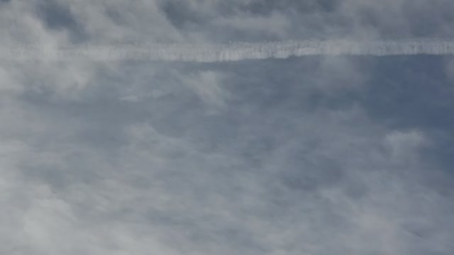 Up there building the sky