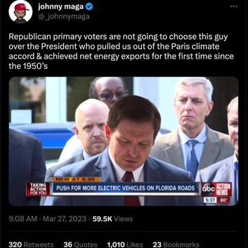 DeSantis on Climate Change